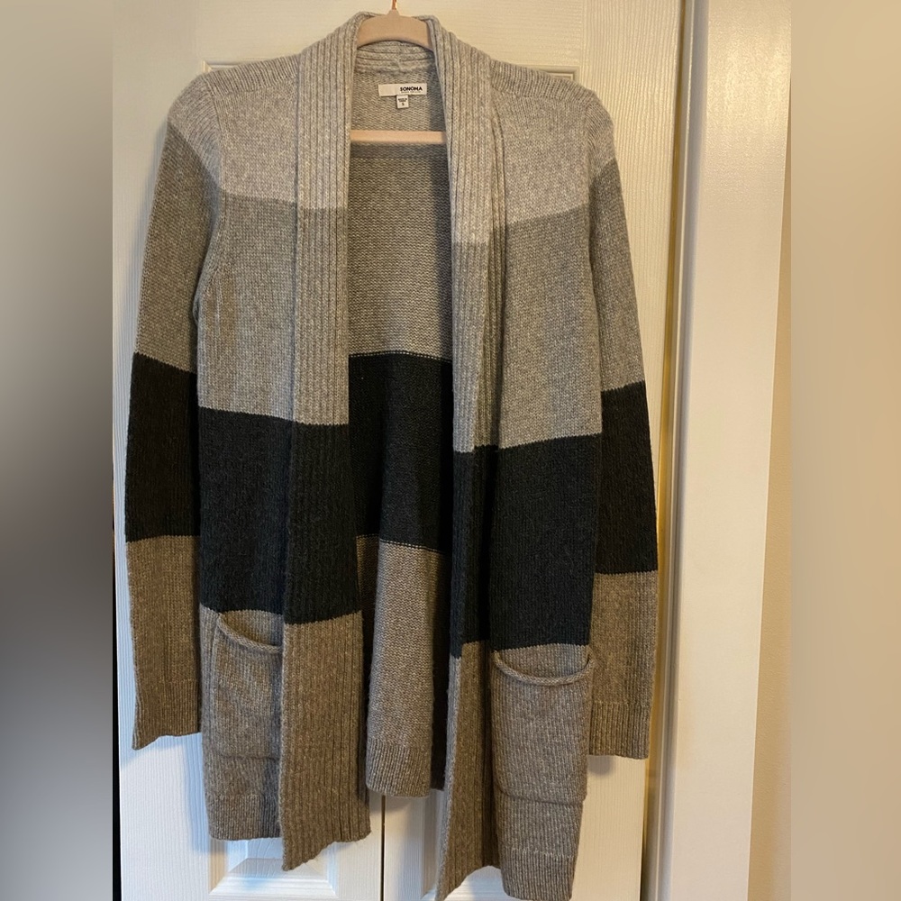 Sonoma color block cardigan